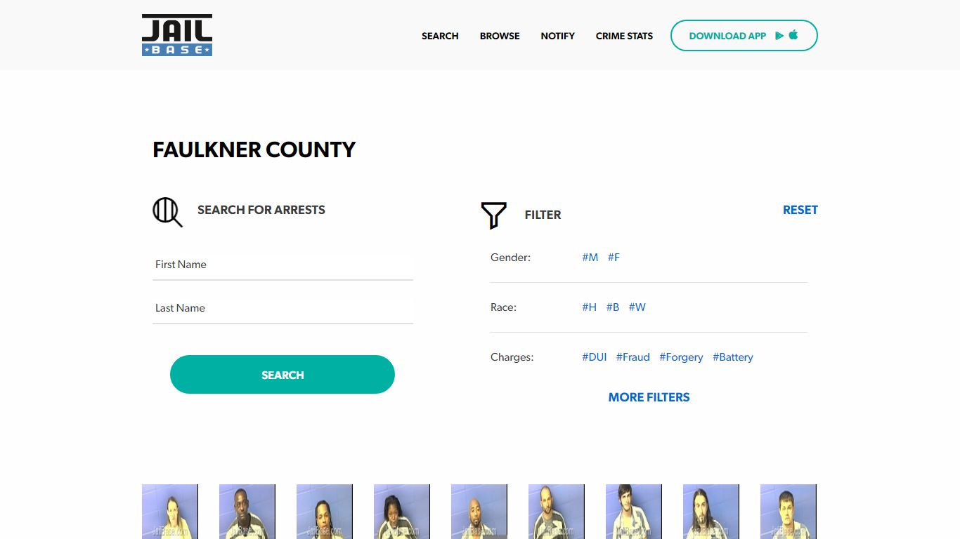Faulkner County Jail Inmate Search and Mugshots | JailBase